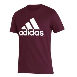ADIDAS TEE SHIRT, VICTORY CRIMSON S BRAND NEW WITH TAGS